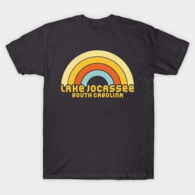 Retro Lake Jocassee South Carolina T-Shirt by dk08